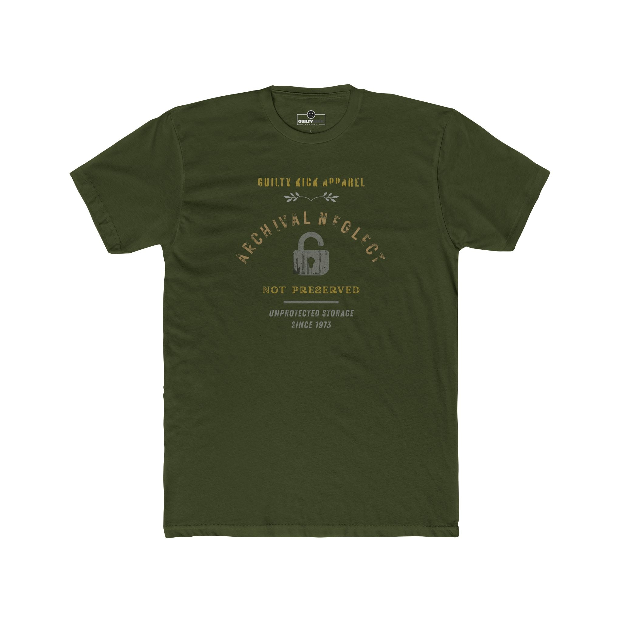 Archival Neglect Vintage Graphic T-Shirt Funny Unprotected Storage Satire Tee