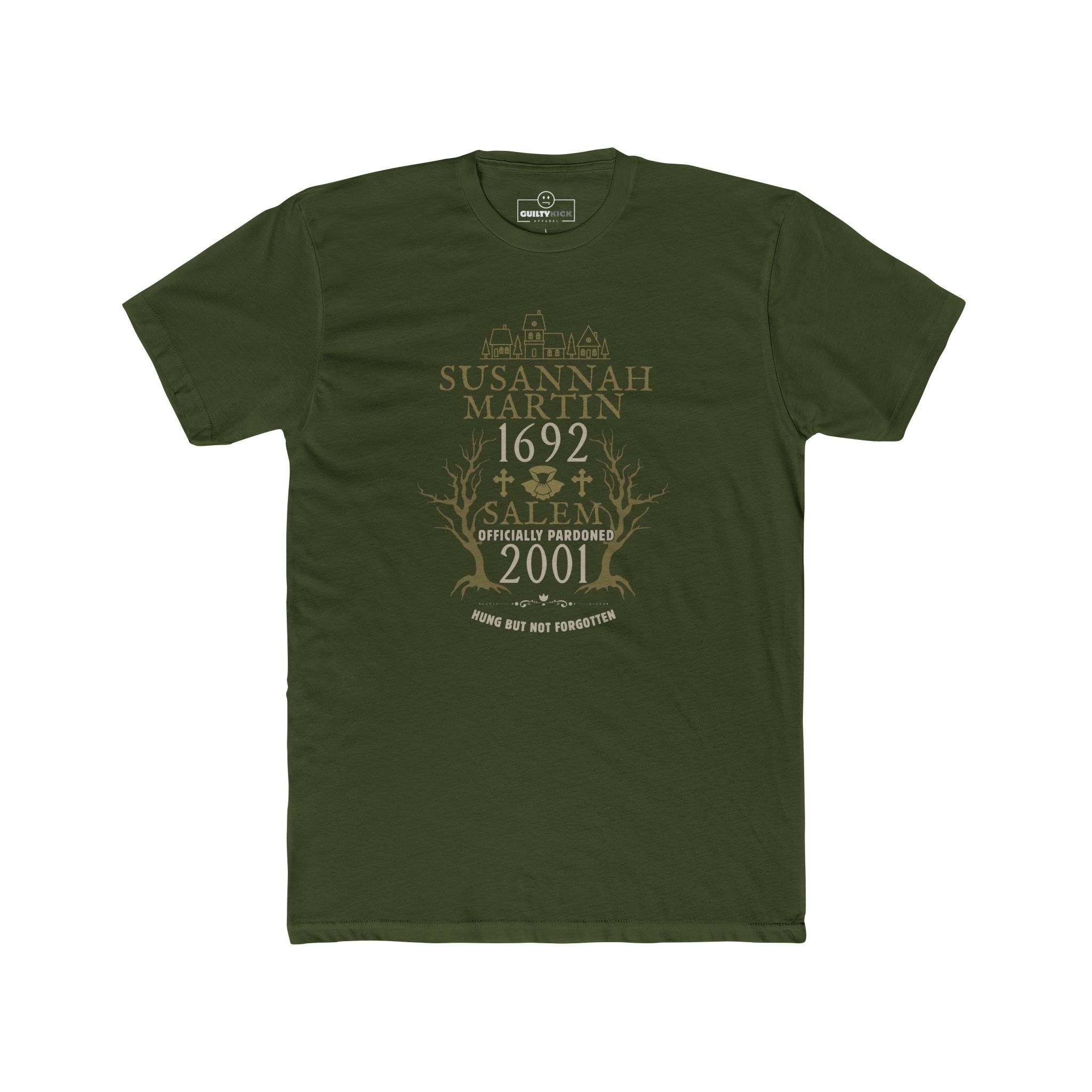 Susannah Martin 1692 Salem Witch Pardoned 2001 - Humorous Satire T-Shirt