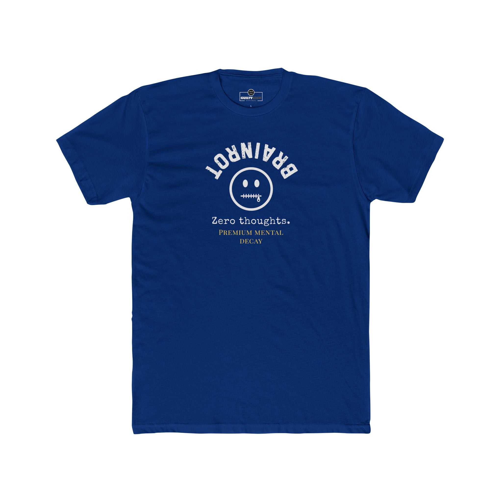 Premium Brainrot Graphic Tee | Zero Thoughts Luxe Lounge T-Shirt