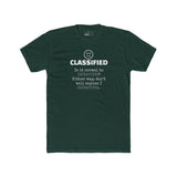 Classified Redacted Questions Tee Absurdist Overthinker Zipper Smile Graphic T-Shirt