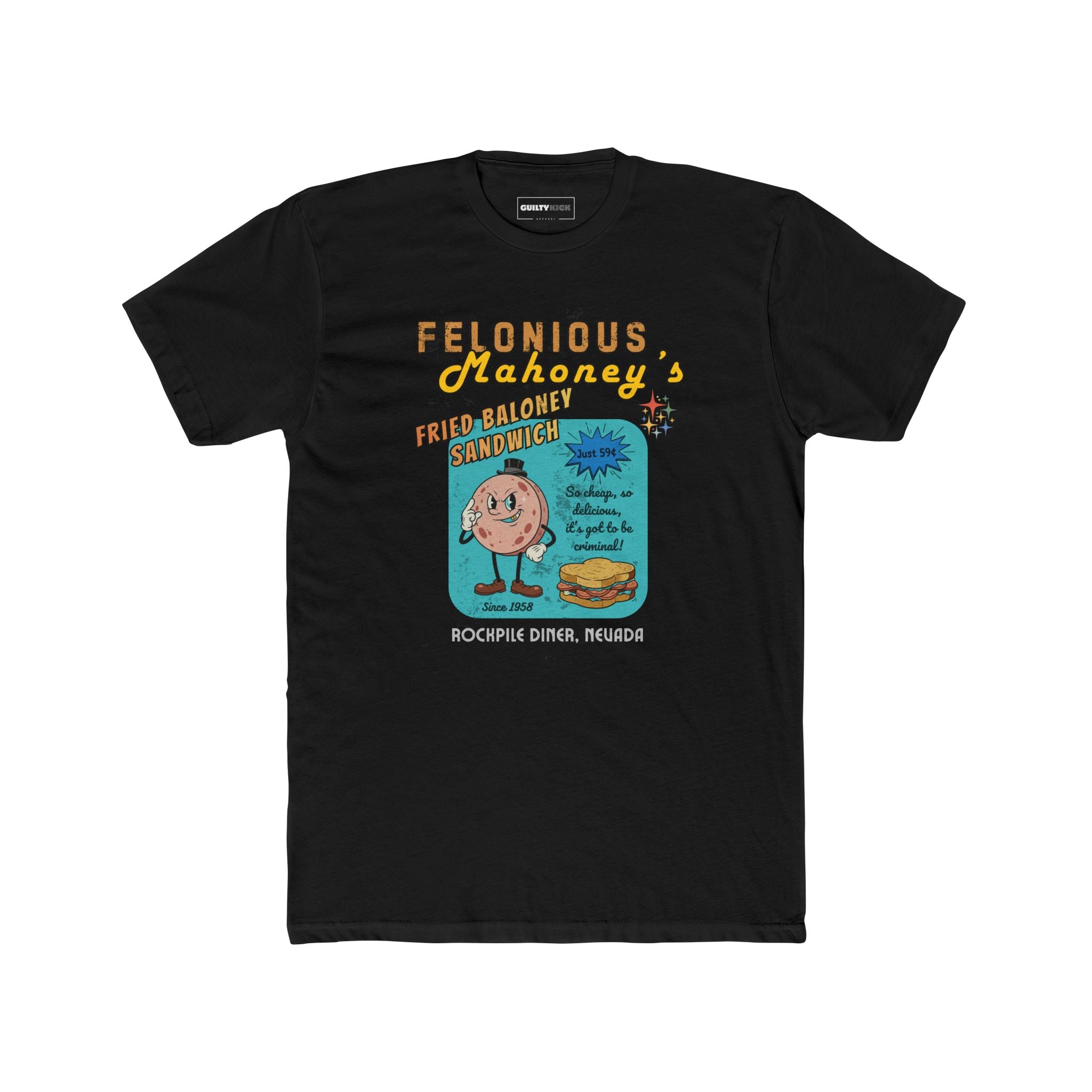 Felonious Mahoney's Atomic-Age Baloney Tee
