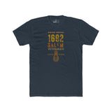 Salem 1692 Vintage Puritan Sunbaked T-Shirt | Sarcastic Witch Trials Parody Graphic Tee, Funny Dark Humor Noose Halloween Shirt