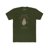 Never Trust The Living Ghost Graphic T-Shirt | Dead Inside Funny Halloween Tee | Vintage Sarcastic Spooky Graphic Shirt