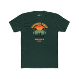 Summer Vibes Don't Be A Dick T-Shirt Retro 70s Sunset Funny Sarcastic Beach Tee
