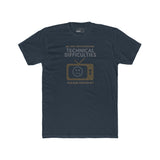 Distressed, Vintage Technical Difficulties Retro TV Graphic Tee, Funny Satire T-Shirt