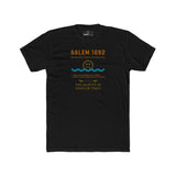 Salem 1692 Buoyancy Test Guidelines T-Shirt | Vintage Witch Trials Parody Graphic Tee, Funny Dark Humor Simpler Times Halloween Shirt