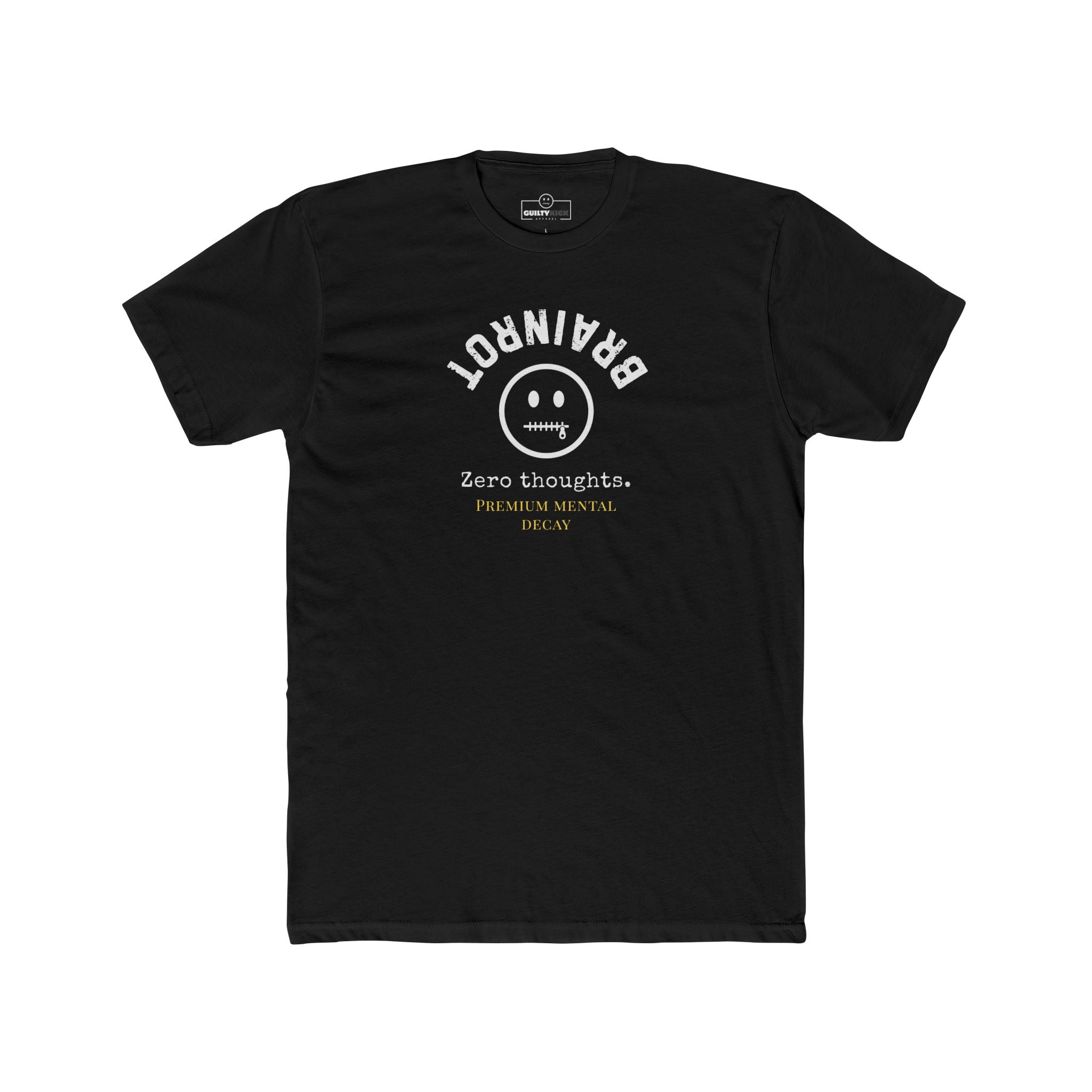 Premium Brainrot Graphic Tee | Zero Thoughts Luxe Lounge T-Shirt