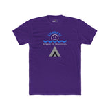 Beware of Triangles Retro Graphic T-Shirt Satirical Shhhh Smiley Tee