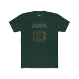 Distressed, Vintage Technical Difficulties Retro TV Graphic Tee, Funny Satire T-Shirt