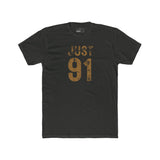 Just 91 Vintage Graphic T-Shirt Funny 1991 Birth Year Retro Tee