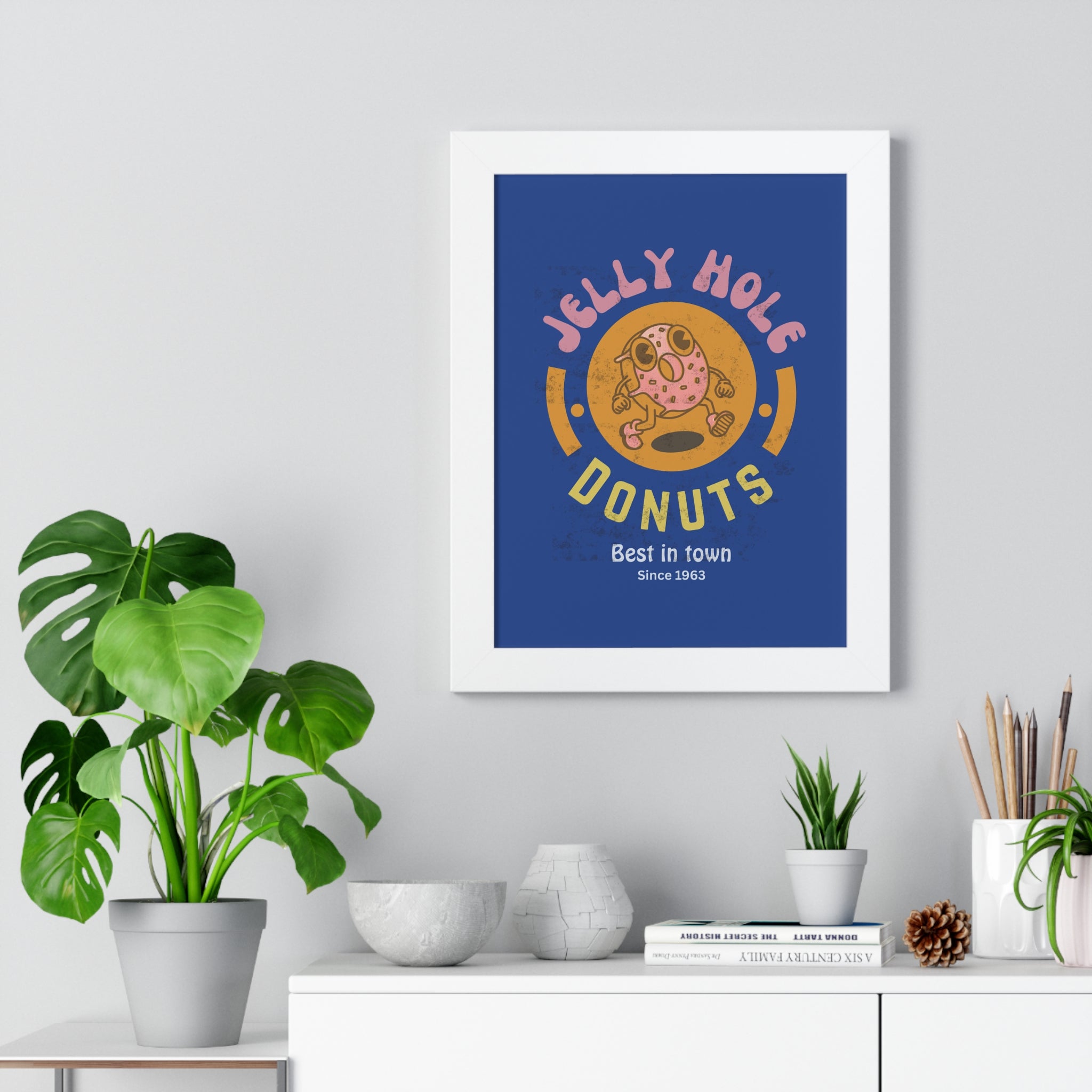 Vertical Poster, Jelly Hole Donuts Kitchen Wall Art