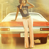 70s Groovy Times Vintage Style T-Shirt, Retro Peace Sign, Flower Power Graphic Tee - Guilty Kick Apparel