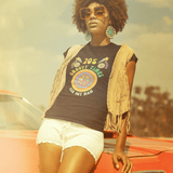 70s Groovy Times Vintage Style T-Shirt, Retro Peace Sign, Flower Power Graphic Tee - Guilty Kick Apparel