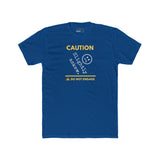 Caution Slightly Askew Tee | Do Not Engage Satirical Graphic T-Shirt