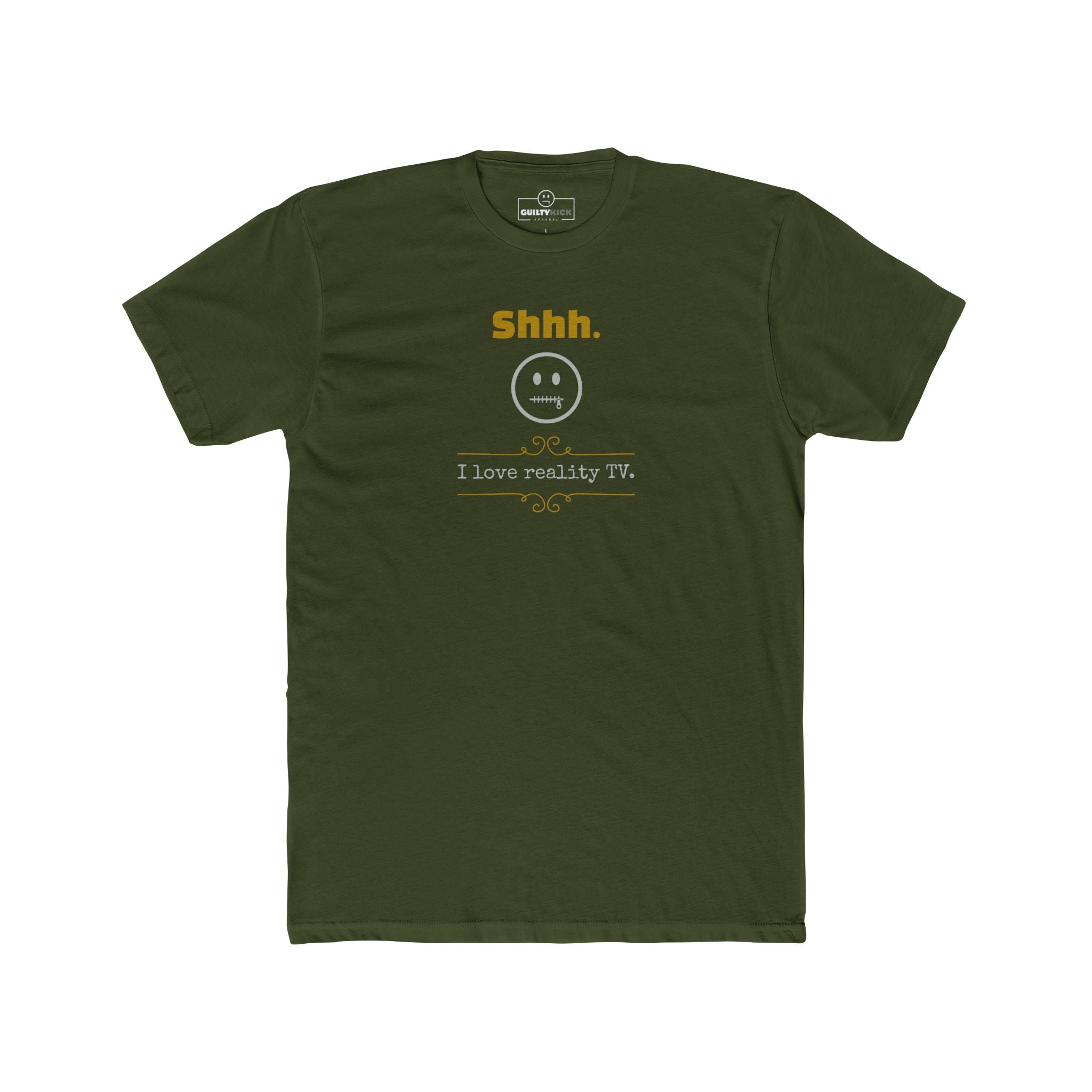 Shhh I love reality TV guilty pleasure confession tee