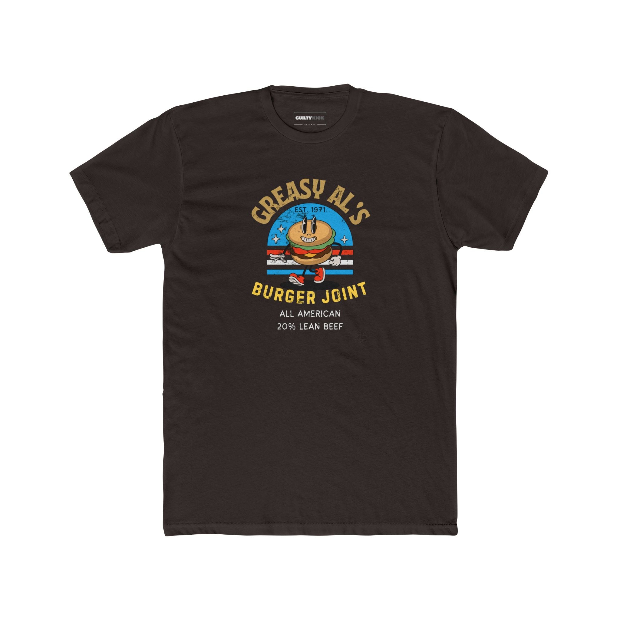 Vintage Greasy Al's Burger Joint Unisex Cotton Crew Tee