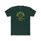 Don't Say A Word I'm A Little Stoned Right Now T-Shirt Funny Sarcastic Weed Humor Tee