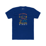 Halloween in Salem 1692 Kinky T-Shirt | Sarcastic Witch Trials Shackles Graphic Tee, Funny Dark Humor Puritan Halloween Shirt