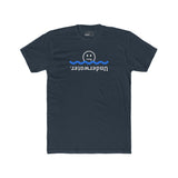 Underwater Inverted Text Graphic Tee Absurdist Introvert Zipper Smile T-Shirt