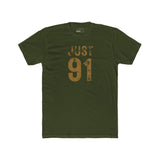 Just 91 Vintage Graphic T-Shirt Funny 1991 Birth Year Retro Tee