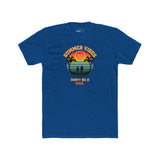 Summer Vibes Don't Be A Dick T-Shirt Retro 70s Sunset Funny Sarcastic Beach Tee