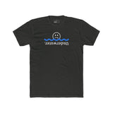 Underwater Inverted Text Graphic Tee Absurdist Introvert Zipper Smile T-Shirt