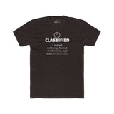 Classified Redacted Regrets Tee Absurdist Introvert Zipper Smile Graphic T-Shirt