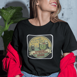 A Gamble In Every Bite - Funny Gourmet Gas Station Sushi Retro Mascot T-Shirt - Guilty Kick Apparel