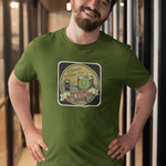 A Gamble In Every Bite - Funny Gourmet Gas Station Sushi Retro Mascot T-Shirt - Guilty Kick Apparel