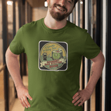A Gamble In Every Bite - Funny Gourmet Gas Station Sushi Retro Mascot T-Shirt - Guilty Kick Apparel
