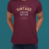 Accidental Vintage Limited Edition Satirical T-Shirt Premium Sunbaked Distressed Graphic Tee - Guilty Kick Apparel
