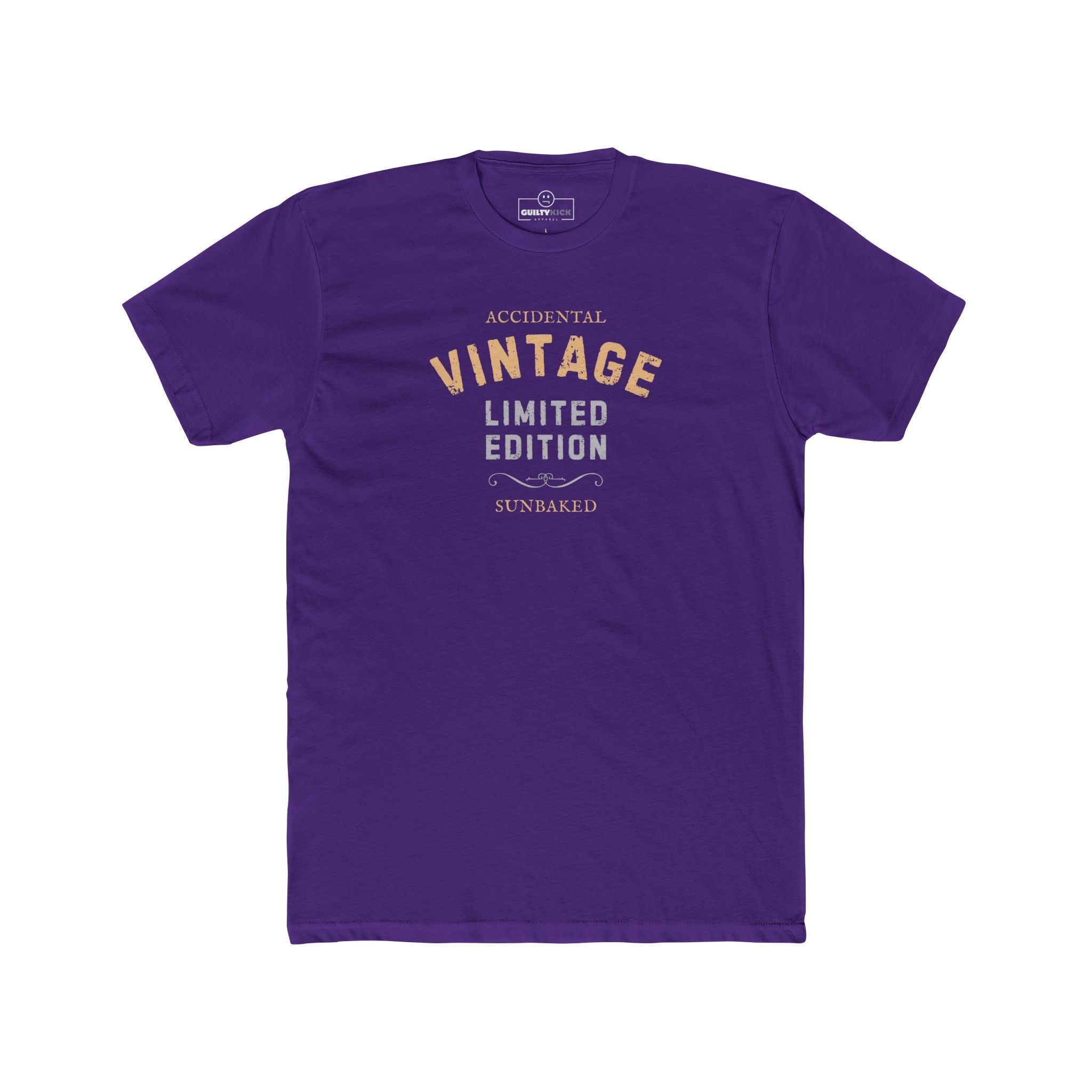 Accidental Vintage Limited Edition Satirical T-Shirt Premium Sunbaked Distressed Graphic Tee - Guilty Kick Apparel
