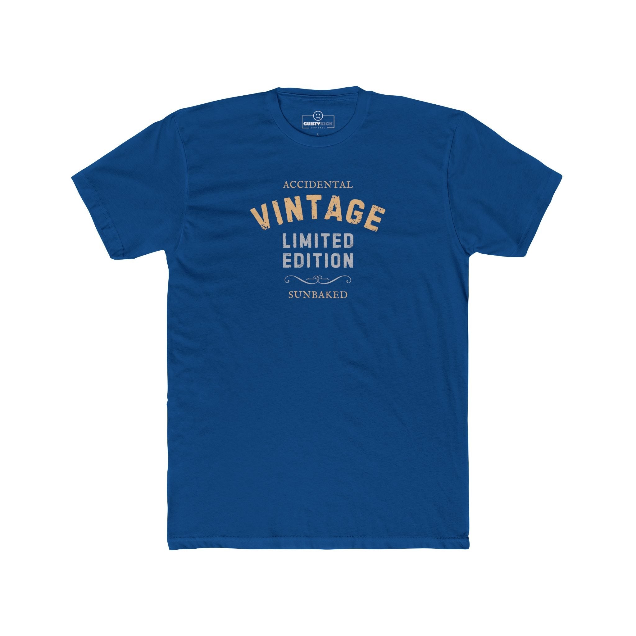 Accidental Vintage Limited Edition Satirical T-Shirt Premium Sunbaked Distressed Graphic Tee - Guilty Kick Apparel