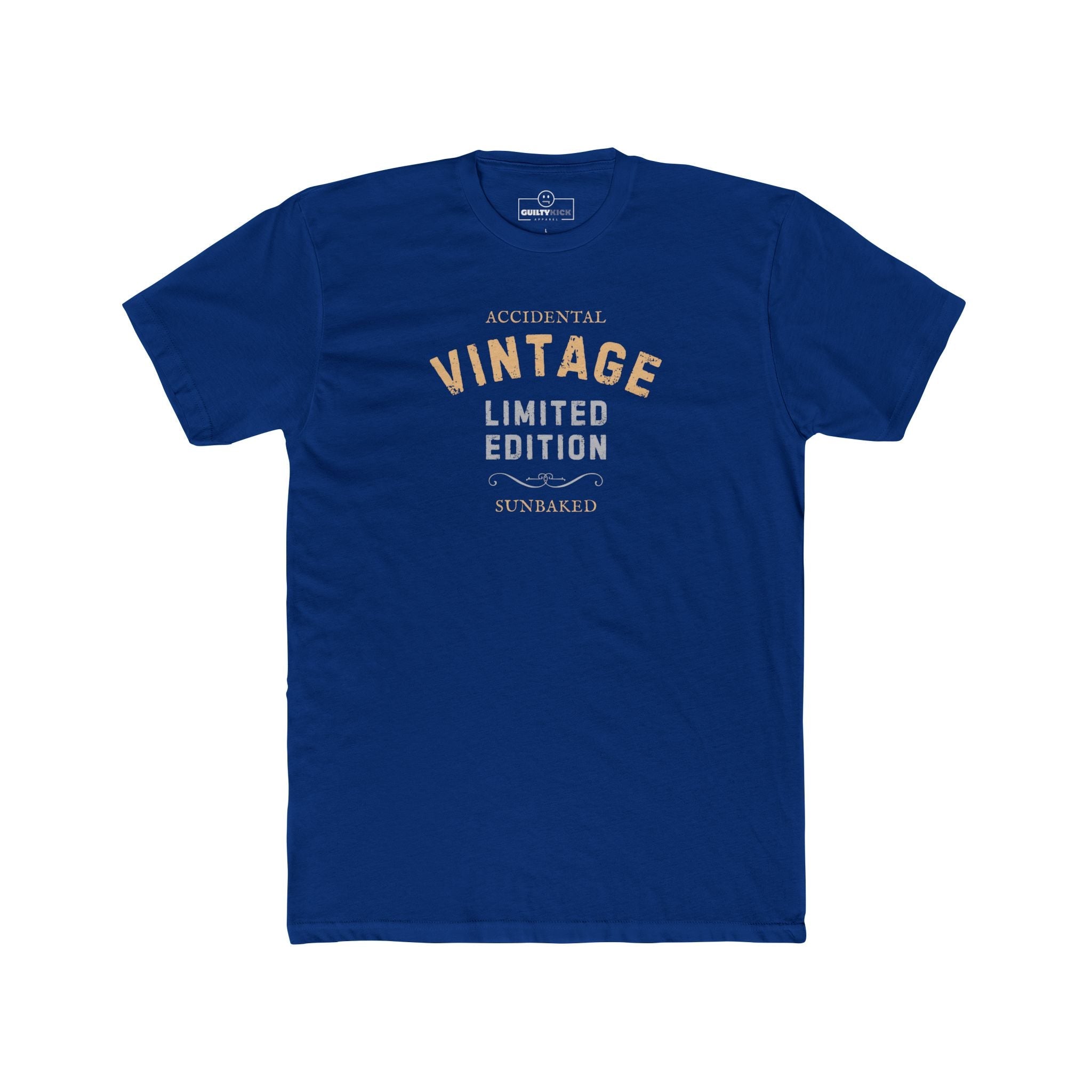 Accidental Vintage Limited Edition Satirical T-Shirt Premium Sunbaked Distressed Graphic Tee - Guilty Kick Apparel
