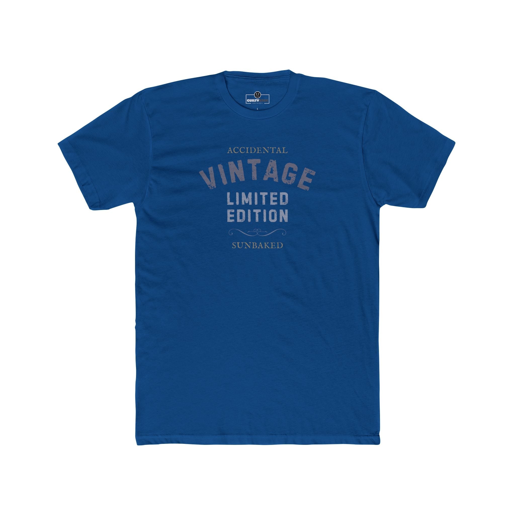 Accidental Vintage Limited Edition Satirical T-Shirt Premium Sunbaked Distressed Graphic Tee - Guilty Kick Apparel