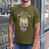 Amazing Asbestos Retro Parody T-Shirt: Mid - Century Satirical Dark Humor Tee - Guilty Kick Apparel