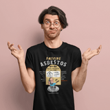 Amazing Asbestos Retro Parody T-Shirt: Mid - Century Satirical Dark Humor Tee - Guilty Kick Apparel