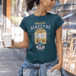 Amazing Asbestos Retro Parody T-Shirt: Mid - Century Satirical Dark Humor Tee - Guilty Kick Apparel