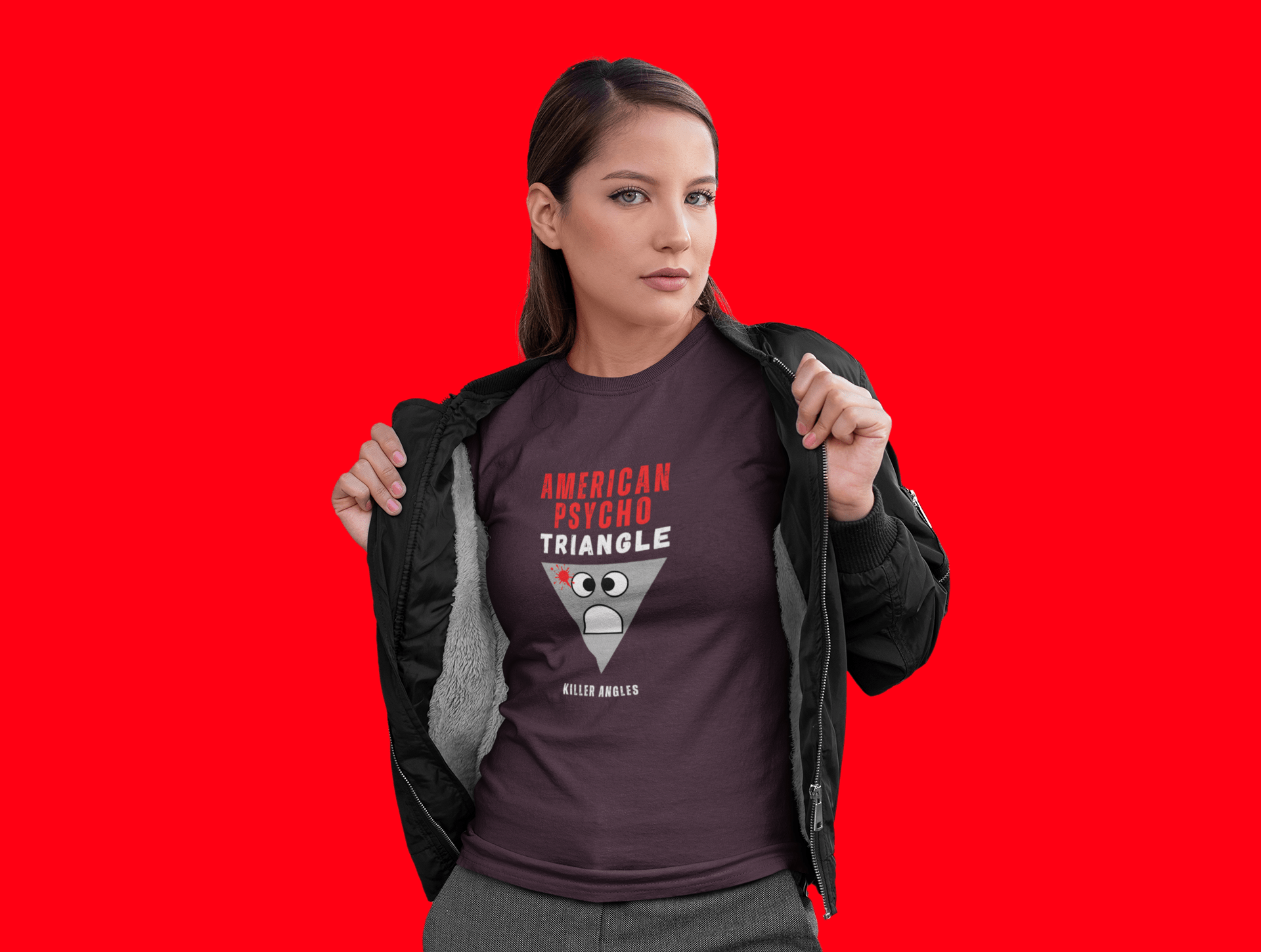 American Psycho Triangle Parody Tee - Guilty Kick Apparel