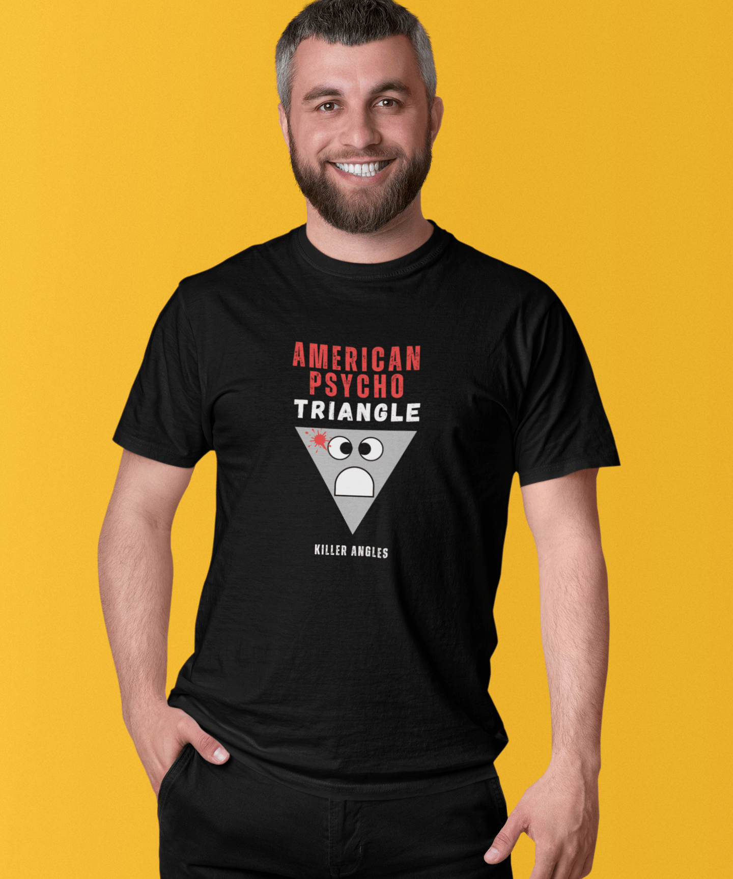 American Psycho Triangle Parody Tee - Guilty Kick Apparel
