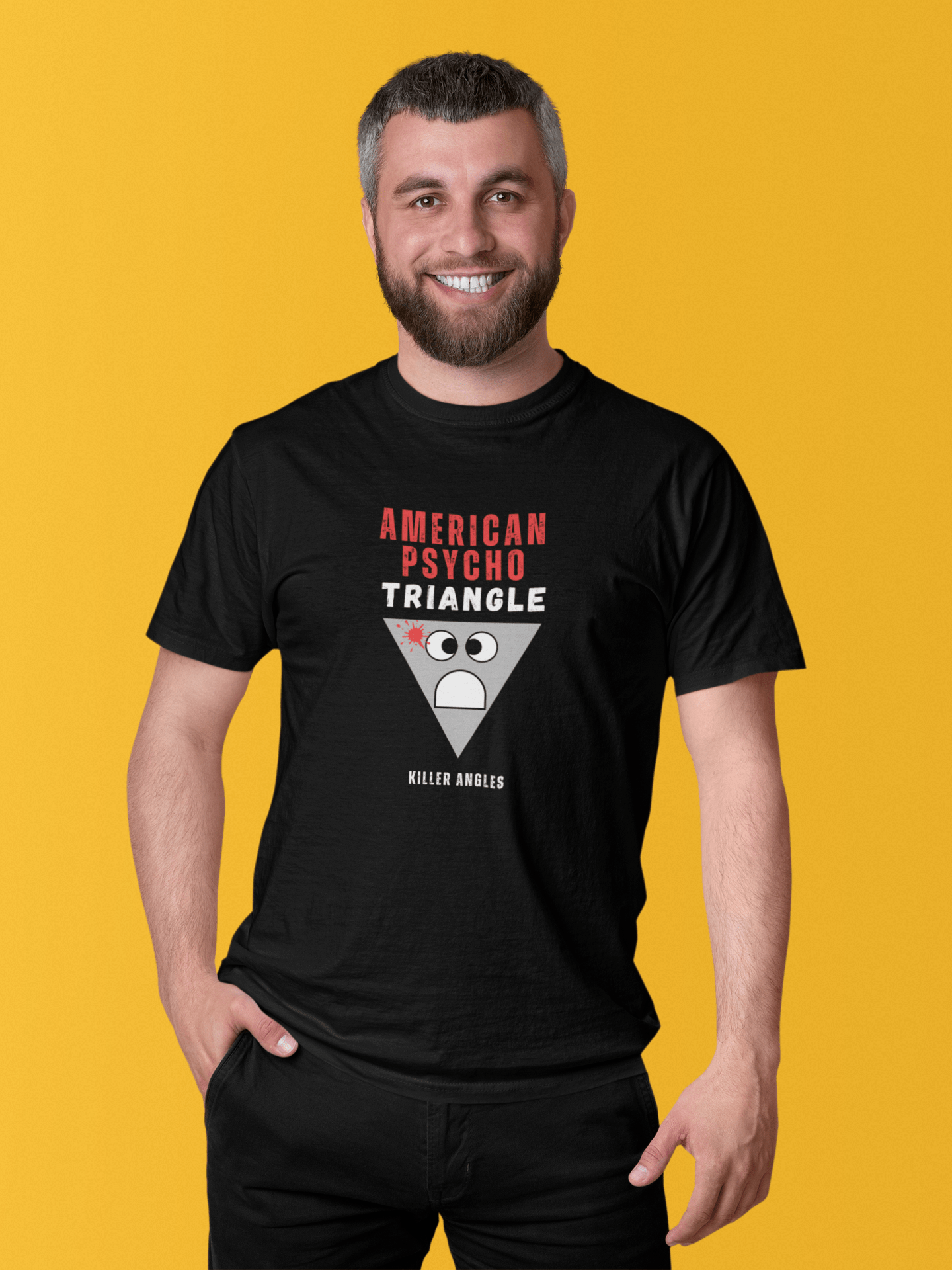 American Psycho Triangle Parody Tee - Guilty Kick Apparel