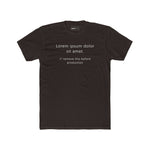 Anti - Design Lorem Ipsum Placeholder Text Graphic Tee - Guilty Kick Apparel