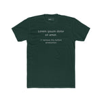 Anti - Design Lorem Ipsum Placeholder Text Graphic Tee - Guilty Kick Apparel