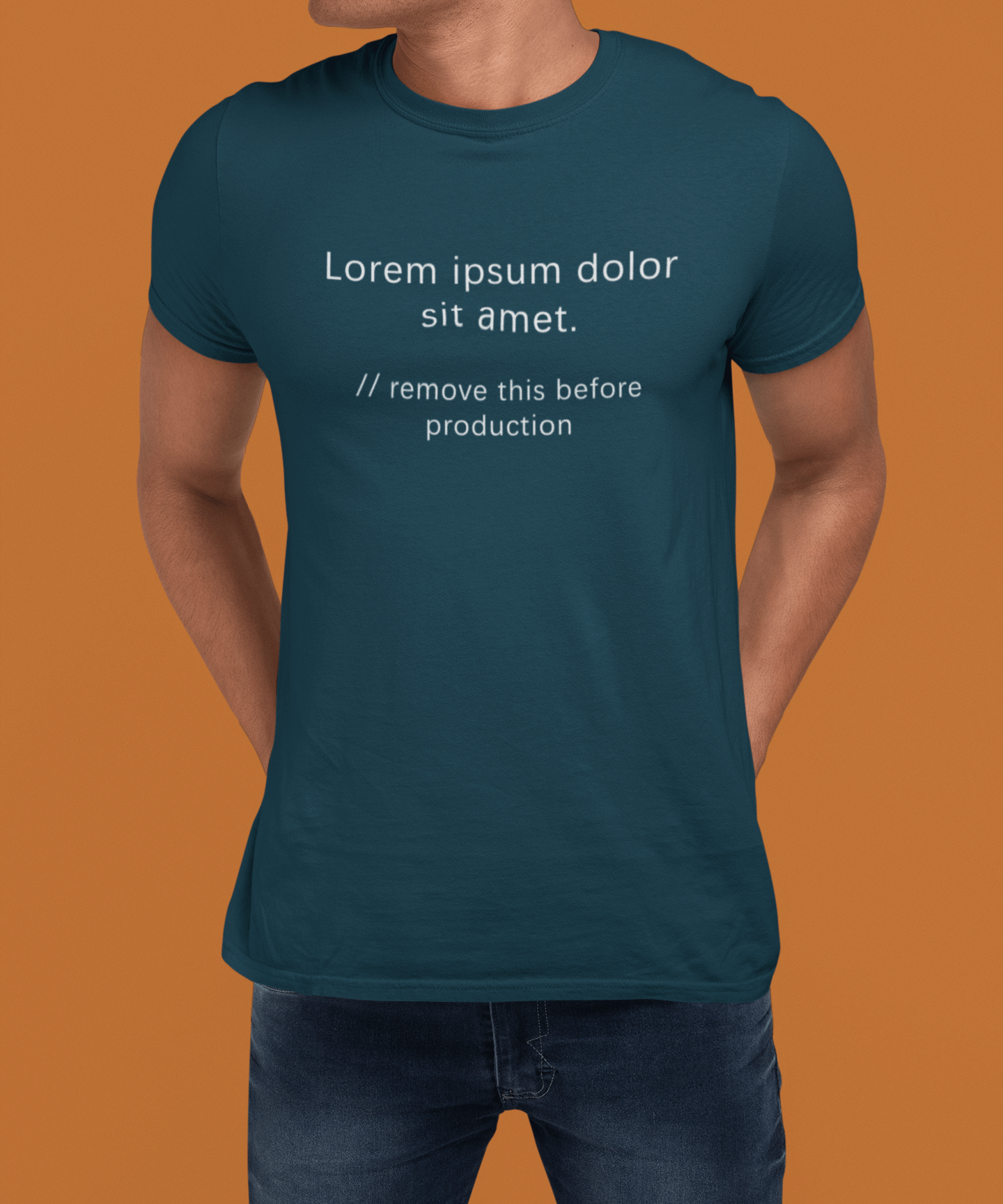 Anti - Design Lorem Ipsum Placeholder Text Graphic Tee - Guilty Kick Apparel
