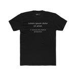 Anti - Design Lorem Ipsum Placeholder Text Graphic Tee - Guilty Kick Apparel