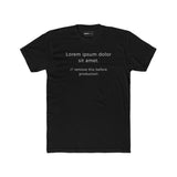Anti - Design Lorem Ipsum Placeholder Text Graphic Tee - Guilty Kick Apparel