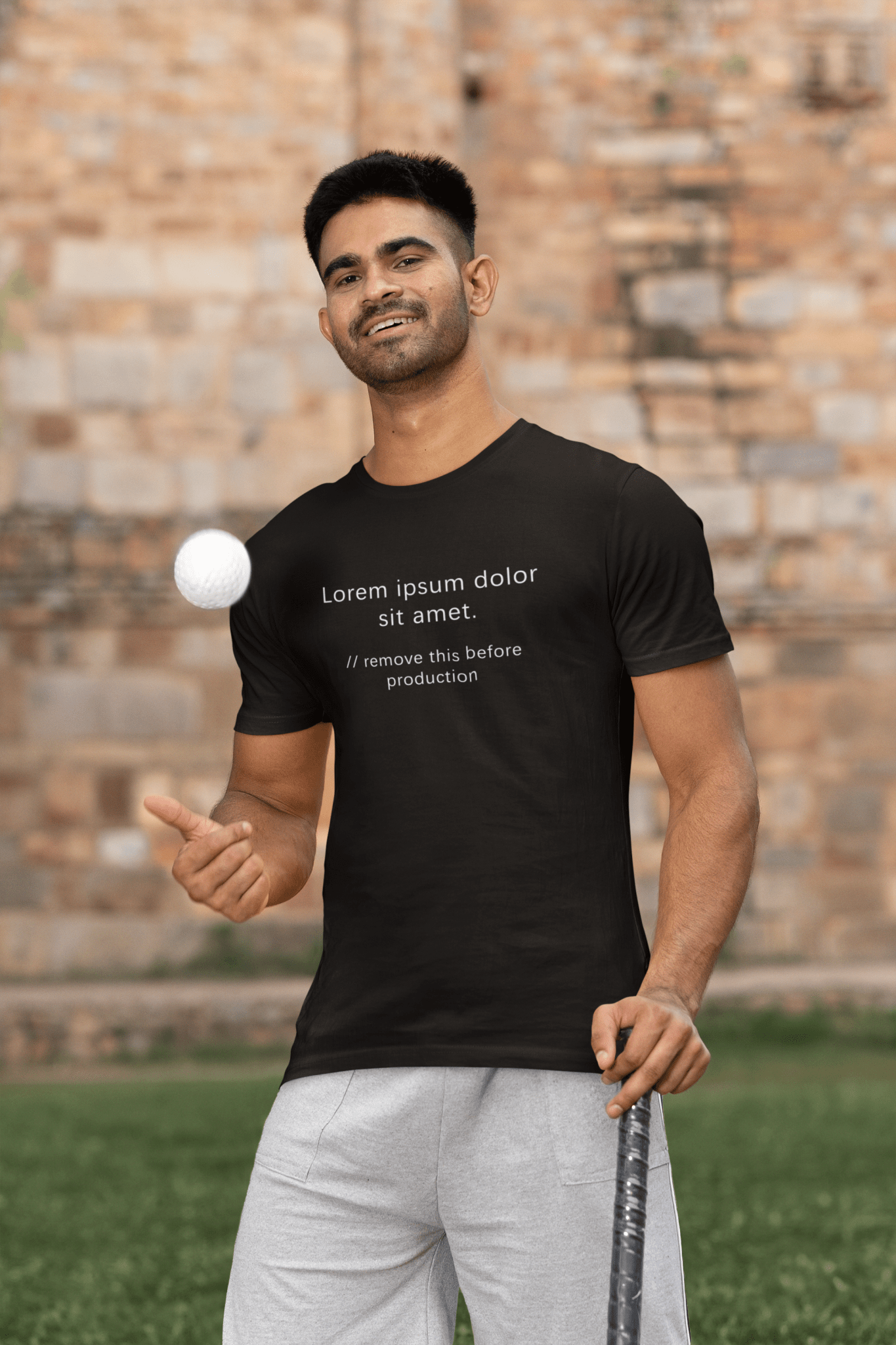 Anti - Design Lorem Ipsum Placeholder Text Graphic Tee - Guilty Kick Apparel