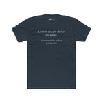 Anti - Design Lorem Ipsum Placeholder Text Graphic Tee - Guilty Kick Apparel