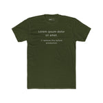 Anti - Design Lorem Ipsum Placeholder Text Graphic Tee - Guilty Kick Apparel