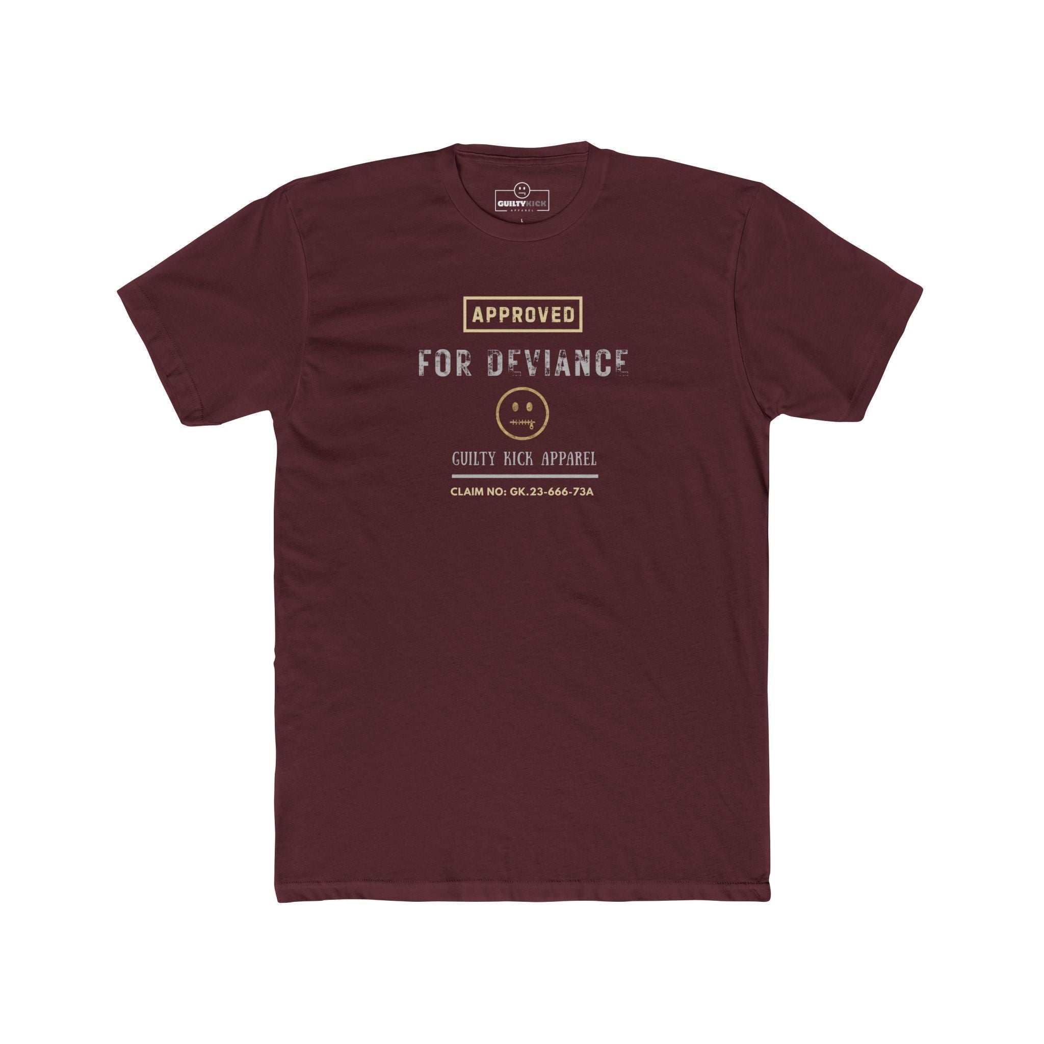 Approved for Deviance T-Shirt Funny Corporate Satire Graphic Tee - Guilty Kick Apparel